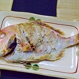 お祝いに★鯛の塩焼き